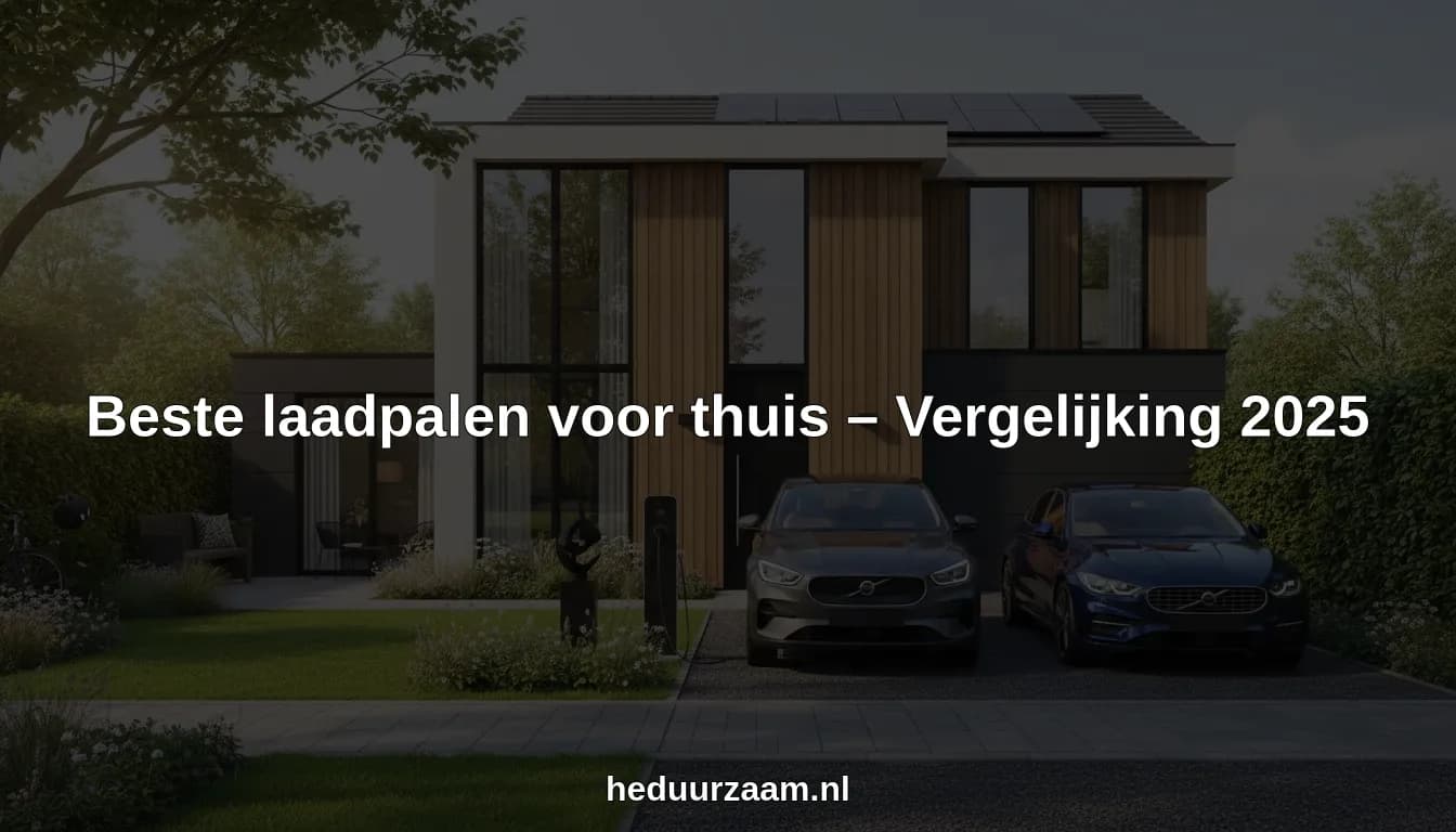Beste laadpalen voor thuis – Vergelijking 2025