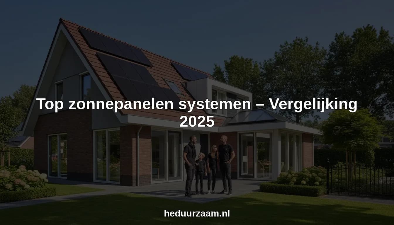 Top zonnepanelen systemen – Vergelijking 2025