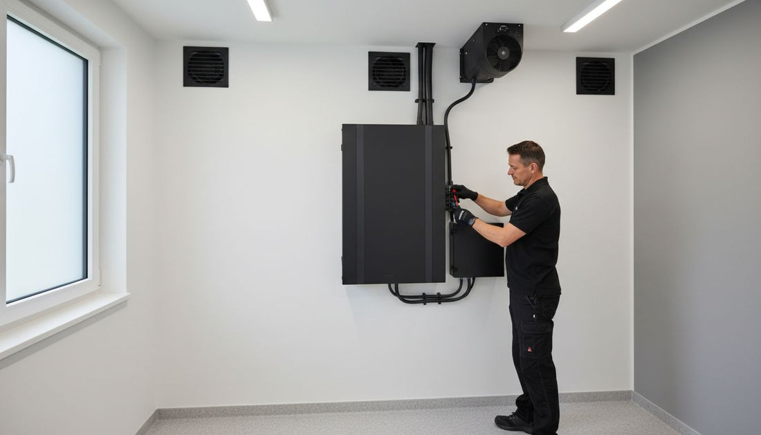 thuisbatterij installatie ruimte