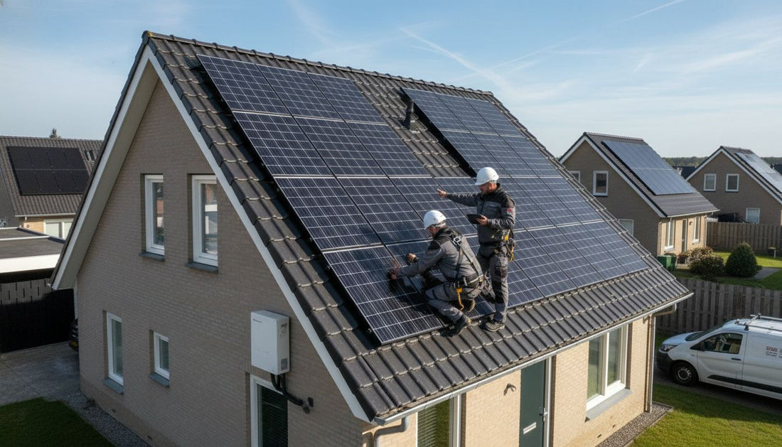 zonnepanelen installatie woning