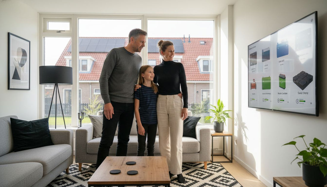 soorten thuisbatterijen gezin