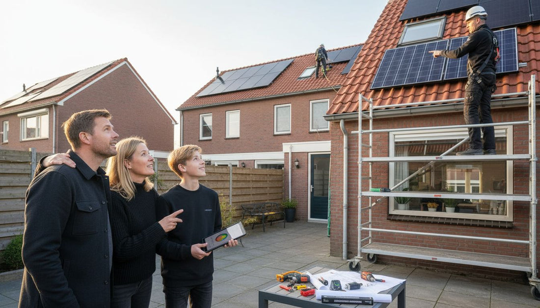 zonnepanelen installatie thuis