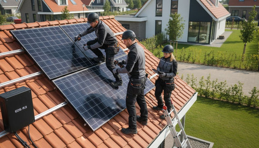 installatie zonnepanelen dak