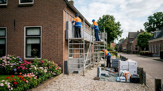Het laten aanbrengen van gevelisolatie aan de buitenzijde van je woning